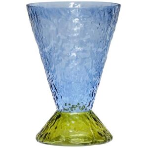 Hübsch Abyss Vase - Blå/Oliven grønn - 29cm Hübsch Abyss Vase - Blå/Oliven grønn - 29cm