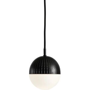 Suspension en métal noir et verre opale - Woud - Publicité Suspension en métal noir et verre opale - Woud - Publicité
