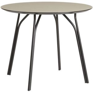 Masă de dining Tree de la Woud - 90cm, Variante negru și bej Masă de dining Tree de la Woud - 90cm, Variante negru și bej