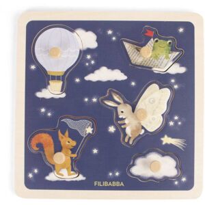 Filibabba Modèle FI-03828 Puzzle en bois formes - 5 pièces Animaux Filibabba Modèle FI-03828 Puzzle en bois formes - 5 pièces Animaux