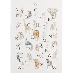 Cam Cam Copenhagen - Alphabet animals - A2 - Sans cadre Poster - Publicité Cam Cam Copenhagen - Alphabet animals - A2 - Sans cadre Poster - Publicité