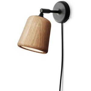 New Works Naturlig Eik Vegglampe - Nordisk Minimalistlys New Works Naturlig Eik Vegglampe - Nordisk Minimalistlys