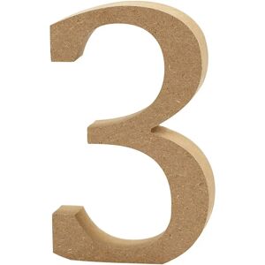 CC Hobby 3 Grand Chiffre en Bois - Décoration en Bois CC Hobby 3 Grand Chiffre en Bois - Décoration en Bois