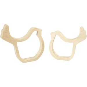 Creativ Company CCH-56434 Siluetas de pollitos de madera - Figura decorativa Creativ Company CCH-56434 Siluetas de pollitos de madera - Figura decorativa