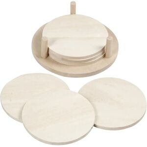 Creativ Company 55921 Tranches de bois pour bricolage - Non fini, 6 pcs Creativ Company 55921 Tranches de bois pour bricolage - Non fini, 6 pcs