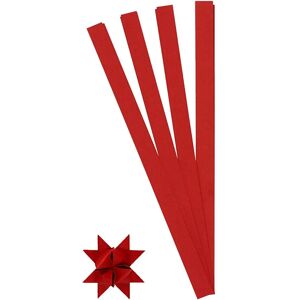 CC Hobby Rote Papier-Sternstreifen - 15mm x 6,5cm - Gefaltete Sterne CC Hobby Rote Papier-Sternstreifen - 15mm x 6,5cm - Gefaltete Sterne