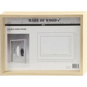 Creativ Company CCH-56128 Pine Double Frame - Picture Frame Creativ Company CCH-56128 Pine Double Frame - Picture Frame