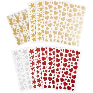 CC Hobby Glitter Stickers - 8 Sheets Self-Adhesive Foil Decor - Stickers CC Hobby Glitter Stickers - 8 Sheets Self-Adhesive Foil Decor - Stickers