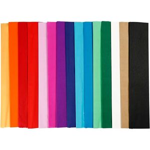 CC Hobby Crepe Paper - 50cm x 2.5m - Assorted Colors - 60 Pleats - Craft CC Hobby Crepe Paper - 50cm x 2.5m - Assorted Colors - 60 Pleats - Craft