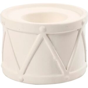 CC Hobby Lysestage - 6,6cm Hvid - Sæt af 2 - Terrakotta CC Hobby Lysestage - 6,6cm Hvid - Sæt af 2 - Terrakotta
