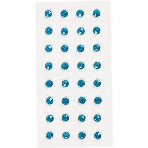 Pierres de strass Bleues - 8mm - 32 pièces - Happy Moments - Publicité Pierres de strass Bleues - 8mm - 32 pièces - Happy Moments - Publicité
