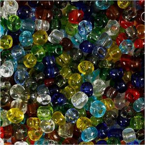 Perles multicolores Creotime - 4mm - 130g - Création de bijoux Perles multicolores Creotime - 4mm - 130g - Création de bijoux