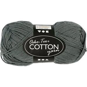 Creotime Creativ Company Katoengaren - 50g, 170m, Fil en Coton Gris - Publicité Creotime Creativ Company Katoengaren - 50g, 170m, Fil en Coton Gris - Publicité