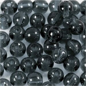 Creotime 45 Perles en Verre - Gris Foncé - Ronde, Facettée - Création Bijoux Creotime 45 Perles en Verre - Gris Foncé - Ronde, Facettée - Création Bijoux