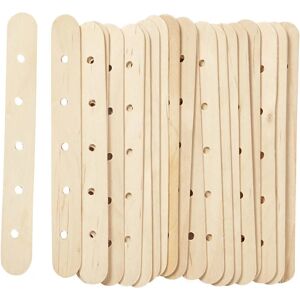 Creativ Company 563030 bâtons avec trous - bâtons en bois - Publicité Creativ Company 563030 bâtons avec trous - bâtons en bois - Publicité