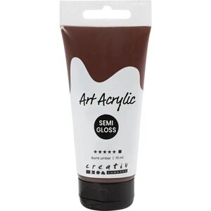 Peinture acrylique Pigment Art Burnt Umber - 75ml - Publicité Peinture acrylique Pigment Art Burnt Umber - 75ml - Publicité