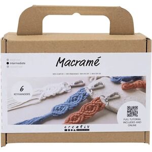 Kit de manualidades mini en macramé - Llaveros - kit creativo Kit de manualidades mini en macramé - Llaveros - kit creativo