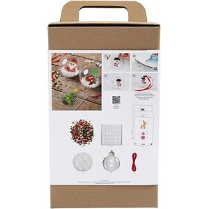 Creativ Company Christmas Baubles - DIY Kit - Christmas Decorations Creativ Company Christmas Baubles - DIY Kit - Christmas Decorations