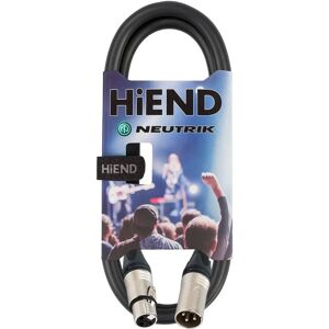 HiEnd med Neutrik XLR-til-XLR-kabel 1 meter HiEnd med Neutrik XLR-til-XLR-kabel 1 meter