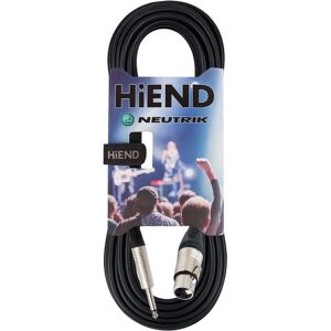 Neutrik XLR hona till jack-kabel - 10m mikrofon och instrument Neutrik XLR hona till jack-kabel - 10m mikrofon och instrument