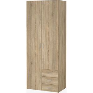 INOSIGN Space Vaatekaappi - Moderni Tammi Viimeistely - 78cm Leveys INOSIGN Space Vaatekaappi - Moderni Tammi Viimeistely - 78cm Leveys