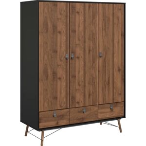 ANDAS RY Kleiderschrank - 3 Türen & Schubladen - Skandinavisches Design ANDAS RY Kleiderschrank - 3 Türen & Schubladen - Skandinavisches Design