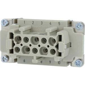 Connettore Harting HAN E - 10 pin, Grigio, Isolante di plastica - Connettore elettrico Connettore Harting HAN E - 10 pin, Grigio, Isolante di plastica - Connettore elettrico