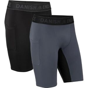 Danish Endurance Shorts de compression pour homme - Pack de 2 - Taille L - Publicité Danish Endurance Shorts de compression pour homme - Pack de 2 - Taille L - Publicité