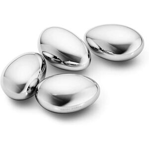 Georg Jensen Sky Stainless Steel Ice Cubes - Set of 4 Georg Jensen Sky Stainless Steel Ice Cubes - Set of 4