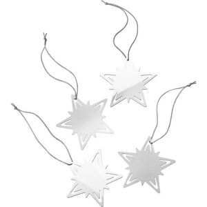 Georg Jensen - Klassischer Weihnachtstern - Silber - Edelstahl - Geschenkanhänger Georg Jensen - Klassischer Weihnachtstern - Silber - Edelstahl - Geschenkanhänger