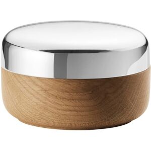 Georg Jensen Alfredo Salt Jar - Stainless Steel & Oak - Unisex Georg Jensen Alfredo Salt Jar - Stainless Steel & Oak - Unisex