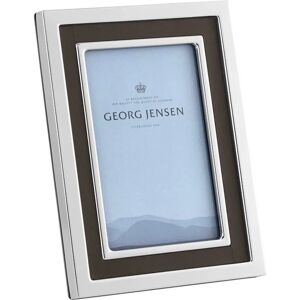 Georg Jensen Manhattan Photo Frame - Stainless Steel Leather Elegant Modern Georg Jensen Manhattan Photo Frame - Stainless Steel Leather Elegant Modern