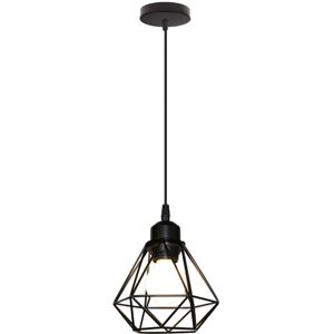 AXHUP jaula diamante 16cm Negro E27 Pendant Lamp AXHUP jaula diamante 16cm Negro E27 Pendant Lamp