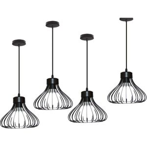 AXHUP Vintage Industrial Pendant Lamp - E27 Black 23cm AXHUP Vintage Industrial Pendant Lamp - E27 Black 23cm
