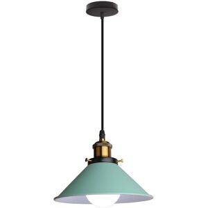 AXHUP Lampada a Sospensione Ø22cm Ferro - Verde - Metal - Iluminación AXHUP Lampada a Sospensione Ø22cm Ferro - Verde - Metal - Iluminación