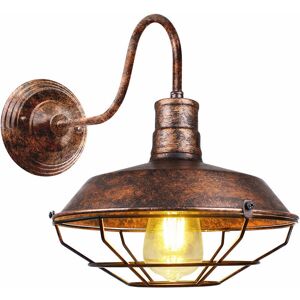 AXHUP - Applique Vintage Industrial - Ruggine - Lampada da Parete AXHUP - Applique Vintage Industrial - Ruggine - Lampada da Parete