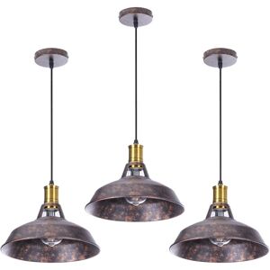 AXHUP 3 Pezzi Lampada Vintage - Lampada Sospensione AXHUP 3 Pezzi Lampada Vintage - Lampada Sospensione
