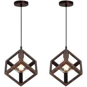 Husband - Vintage Geometric Pendant Lamp - Suitable for Living Rooms Husband - Vintage Geometric Pendant Lamp - Suitable for Living Rooms