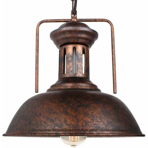 Axhup - Vintage Pendant Lamp - Industrial Style with 33cm Rusted Rust Axhup - Vintage Pendant Lamp - Industrial Style with 33cm Rusted Rust