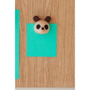 Spring Copenhagen - Magnet, panda Polly, 5,5 cm, vaahteraa - Magnet Spring Copenhagen - Magnet, panda Polly, 5,5 cm, vaahteraa - Magnet