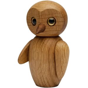 Spring Copenhagen - Tredekorasjon Klok Ugle 10 cm - Naturlig - Innredning Spring Copenhagen - Tredekorasjon Klok Ugle 10 cm - Naturlig - Innredning