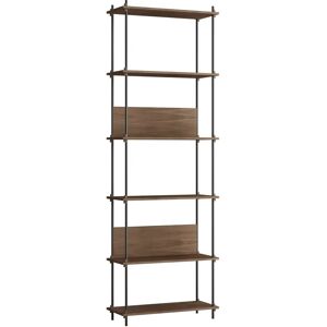 Moebe - S.255.1.A - Smoked Oak/Black - Hyllesystem Moebe - S.255.1.A - Smoked Oak/Black - Hyllesystem