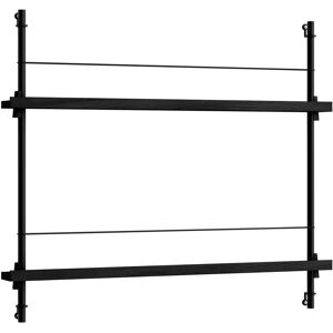 Moebe Skandinavisk Svart/Svart Bokhyllesystem Moebe Skandinavisk Svart/Svart Bokhyllesystem