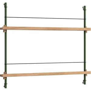 Sistema di Mensole Modulari MOEBE - Legno Naturale, Verde Pino, Blu Profondo Sistema di Mensole Modulari MOEBE - Legno Naturale, Verde Pino, Blu Profondo