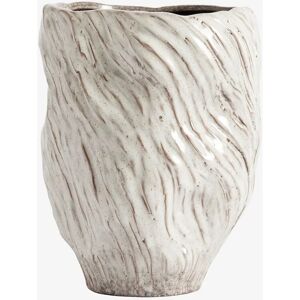 Muubs Mud Beige Vase - Organisk rund stentøj Muubs Mud Beige Vase - Organisk rund stentøj
