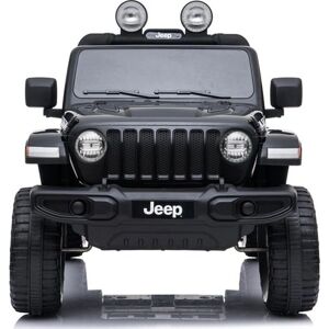 Jeep Wrangler Rubicon Elektrisk Bil - 12V, Svart - För Barn Jeep Wrangler Rubicon Elektrisk Bil - 12V, Svart - För Barn