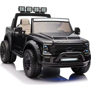 Ford F450 Elbil - Sort - 2 Sæder - 4x4 - Sikkert & Sjovt Ford F450 Elbil - Sort - 2 Sæder - 4x4 - Sikkert & Sjovt