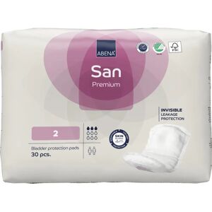 Abena San 2 Premium inkontinentie pads - Pustende, lekkasjesikre - Pads & Pants Abena San 2 Premium inkontinentie pads - Pustende, lekkasjesikre - Pads & Pants