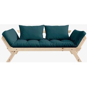 Karup Design - Justerbar sovesofa Bebop - Naturlig furu, Blå 75x200 + Puter Karup Design - Justerbar sovesofa Bebop - Naturlig furu, Blå 75x200 + Puter