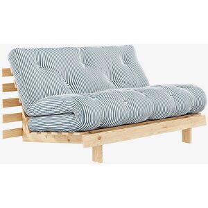 Karup Design Roots Divano letto convertibile Legno naturale Blu 140x200cm Karup Design Roots Divano letto convertibile Legno naturale Blu 140x200cm